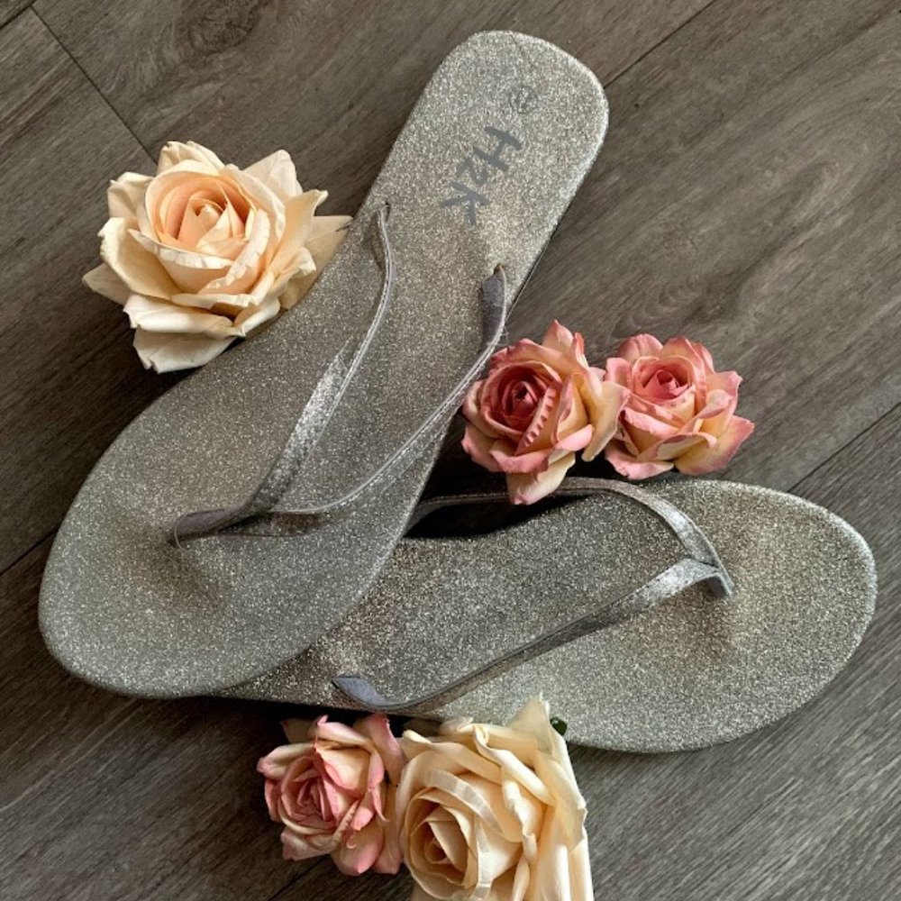 Glitter Flip Flops